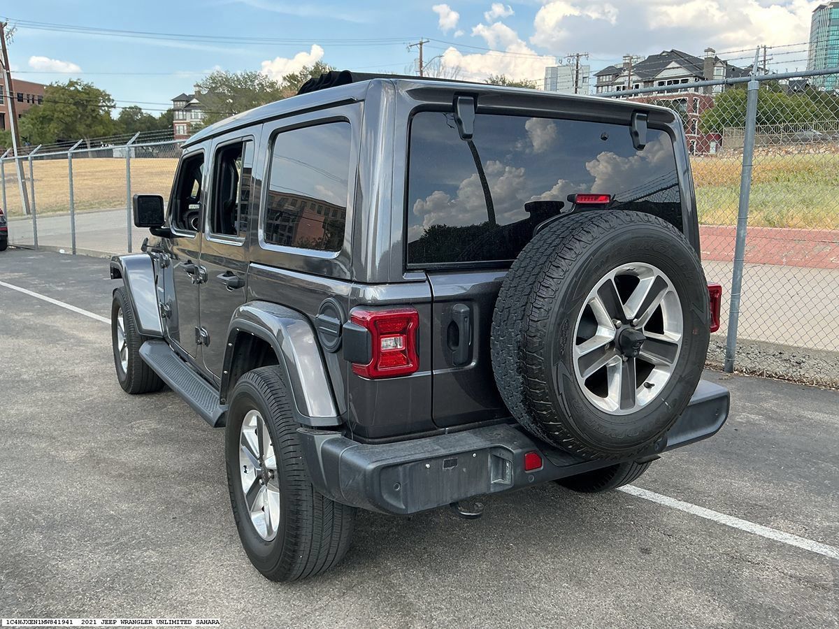 Used 2021 Jeep Wrangler Unlimited Sahara w/ Safety Group AWD/4WD image 6