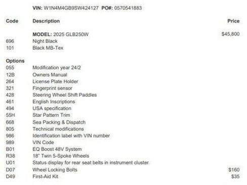 Certified 2025 Mercedes-Benz GLB 250 image 4