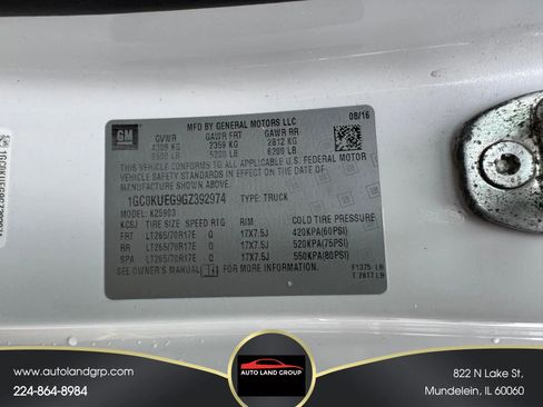 Used 2016 Chevrolet Silverado 2500 W/T w/ Snow Plow Prep Package image 21