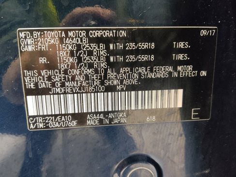 Used 2018 Toyota RAV4 Limited w/ All Weather Liner Package image 33