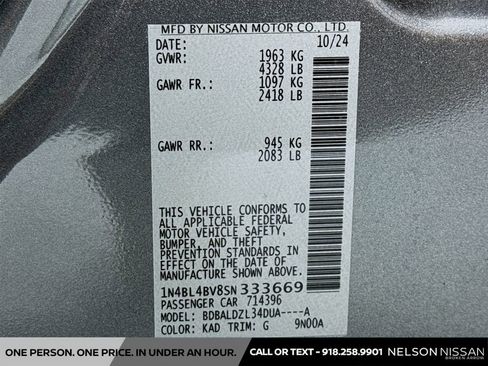 New 2025 Nissan Altima 2.5 S FWD image 29