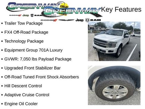 Used 2019 Ford F150 Platinum w/ Equipment Group 701A Luxury AWD/4WD image 2