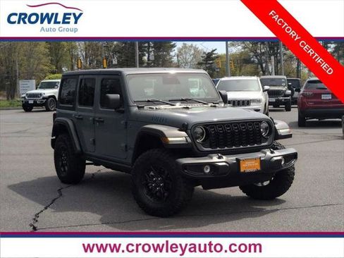 Certified 2025 Jeep Wrangler Unlimited Sport S 4xe AWD/4WD image 1