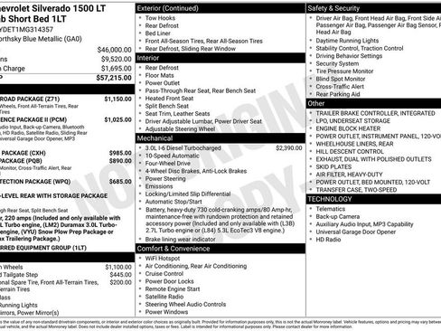 Used 2021 Chevrolet Silverado 1500 LT w/ Z71 Off-Road Package image 17