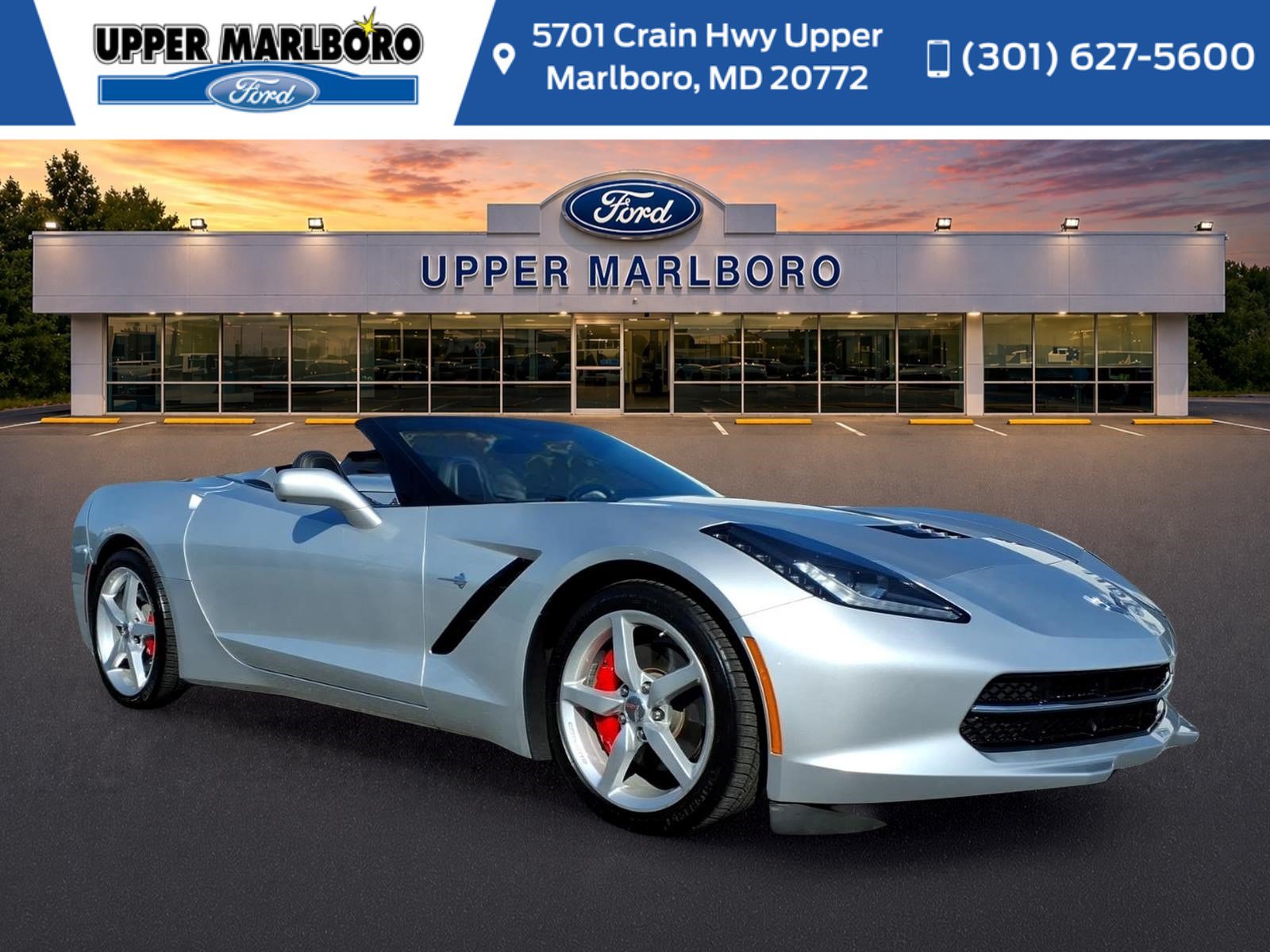 Used 2014 Chevrolet Corvette Stingray Convertible w/ Battery Protection Package RWD image 1