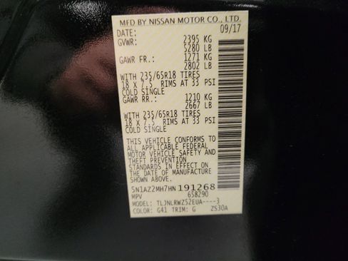 Used 2017 Nissan Murano SL w/ Cargo Package image 33