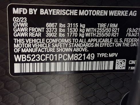 Certified 2023 BMW iX xDrive50 w/ Sport Package AWD/4WD image 22