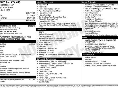 Used 2023 GMC Yukon AT4 w/ AT4 Premium Package image 8