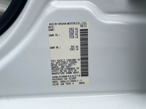 Used 2022 Nissan Altima 2.5 SL image 27