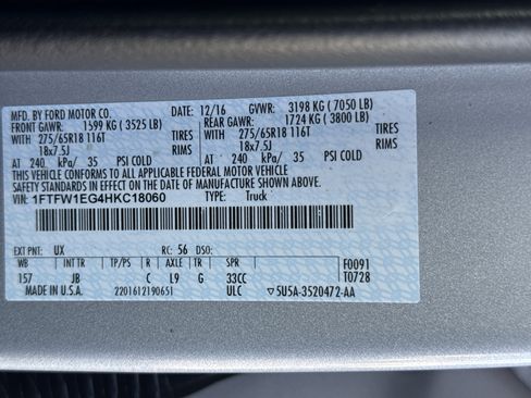 Used 2017 Ford F150 XLT w/ Equipment Group 302A Luxury image 34