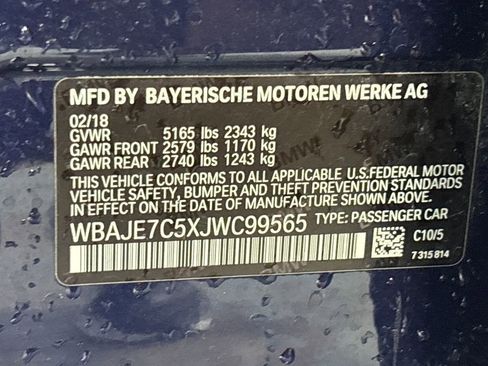 Used 2018 BMW 540i xDrive AWD/4WD image 69