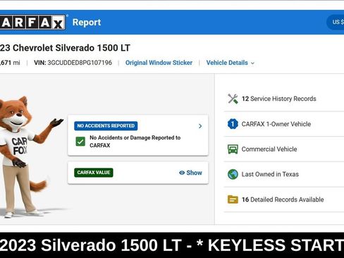 Used 2023 Chevrolet Silverado 1500 LT w/ Z71 Off-Road Package AWD/4WD image 9