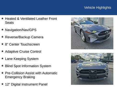 Used 2021 Ford Mustang Premium w/ Equipment Group 201A image 36