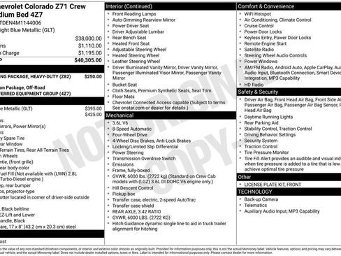Used 2021 Chevrolet Colorado Z71 AWD/4WD image 28