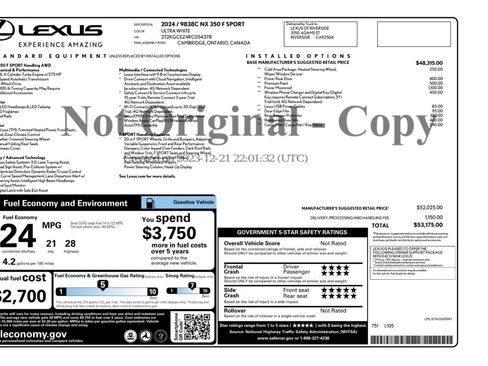 Used 2024 Lexus NX 350 F Sport image 53