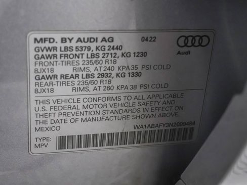 Used 2022 Audi Q5 2.0T Premium w/ Convenience Package image 51