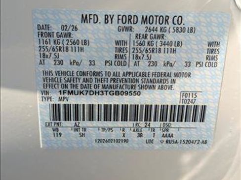 New 2026 Ford Explorer Active RWD image 16