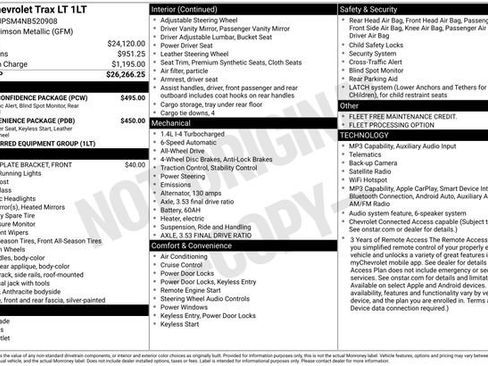 Used 2022 Chevrolet Trax LT w/ Driver Confidence Package AWD/4WD image 29