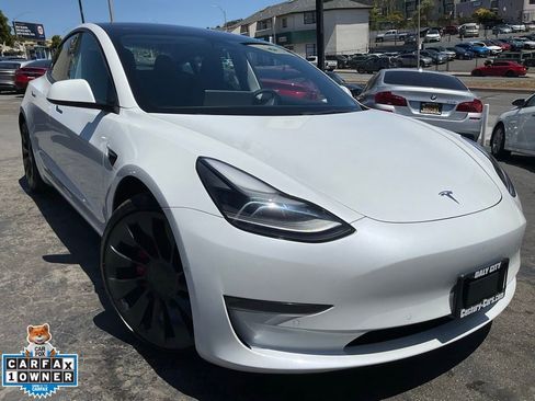 Used 2022 Tesla Model 3 Performance AWD/4WD image 1