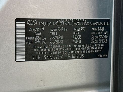 Certified 2023 Hyundai Santa Fe SEL image 29