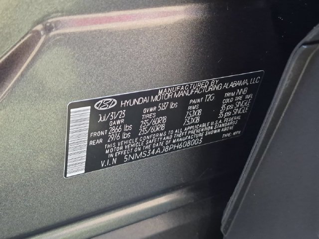 Used 2023 Hyundai Santa Fe SEL w/ Premium Package FWD image 26