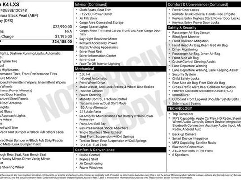 Used 2025 Kia K4 FWD image 10