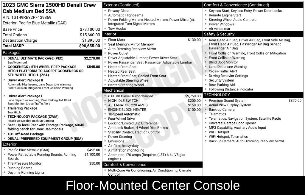 Used 2023 GMC Sierra 2500 Denali w/ Denali Ultimate Package AWD/4WD image 39