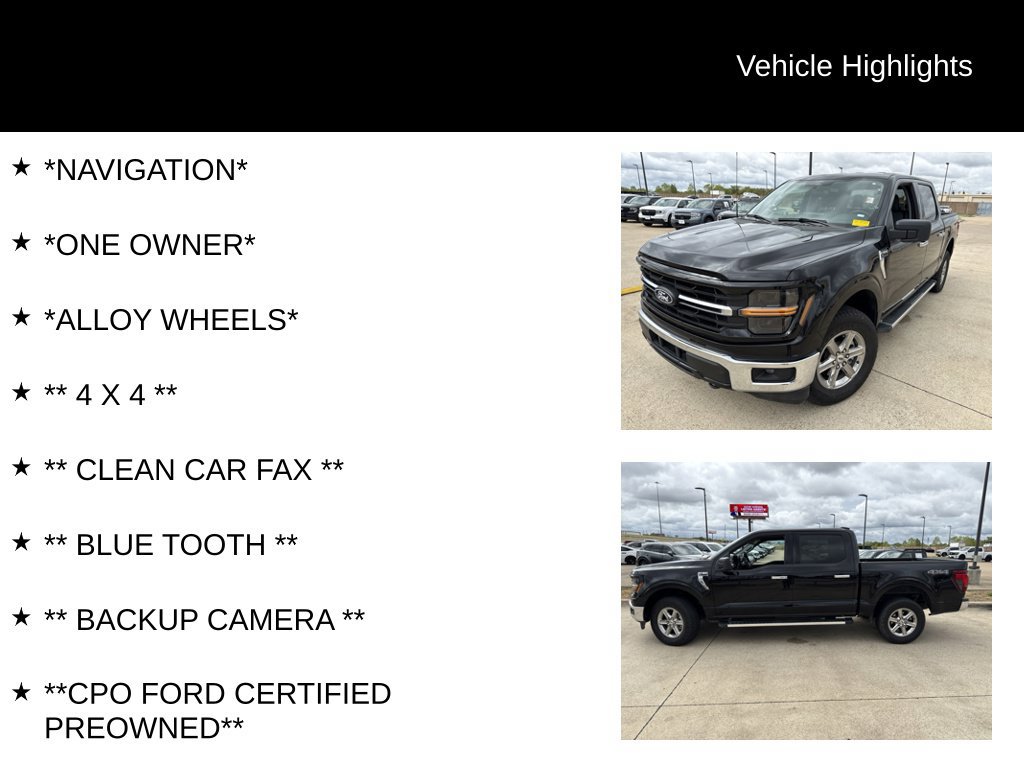 Used 2025 Ford F150 XLT w/ Equipment Group 301A Standard AWD/4WD image 4