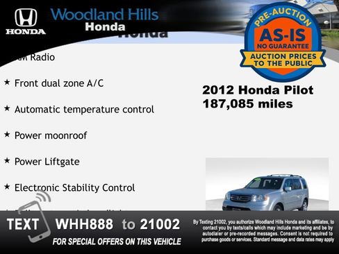 Used 2012 Honda Pilot EX-L image 28
