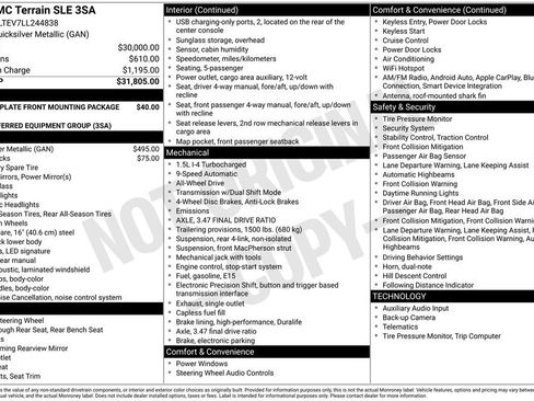 Used 2020 GMC Terrain SLE image 2