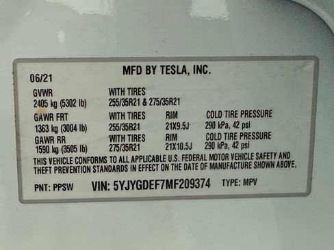 Used 2021 Tesla Model Y Performance AWD/4WD image 17