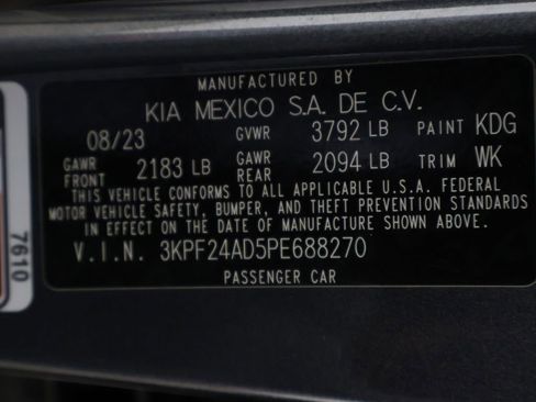 Used 2023 Kia Forte LXS w/ LXS Technology Package FWD image 47