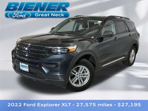 Certified 2022 Ford Explorer XLT AWD/4WD image 1