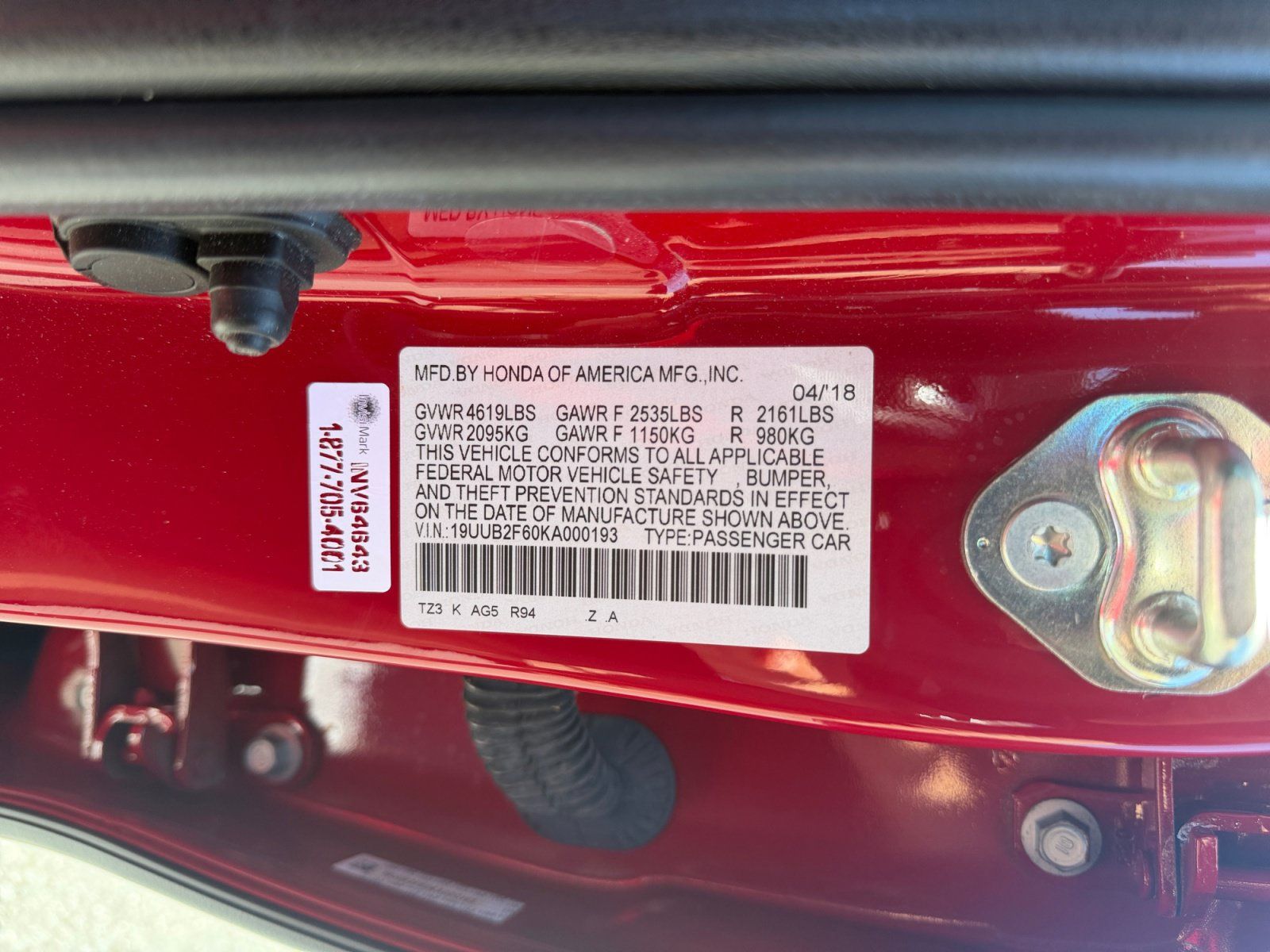 Used 2019 Acura TLX w/ Technology & A-SPEC Package FWD image 30