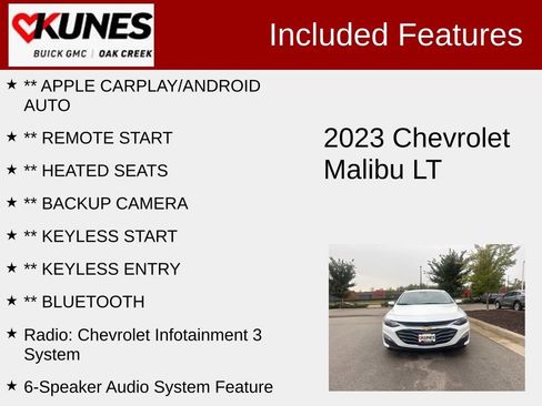 Used 2023 Chevrolet Malibu LT image 2