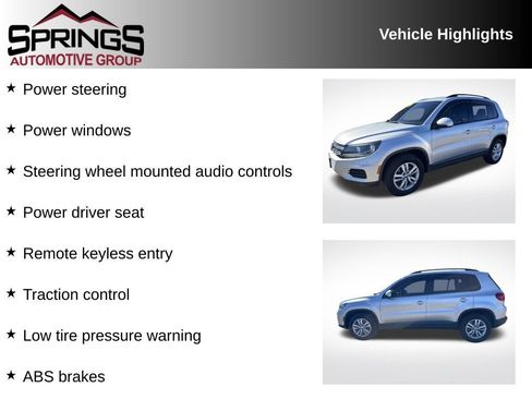 Used 2017 Volkswagen Tiguan S AWD/4WD image 2