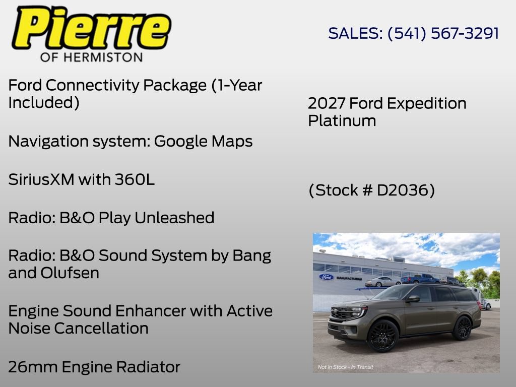 New 2027 Ford Expedition Platinum w/ Stealth Performance Package AWD/4WD image 29