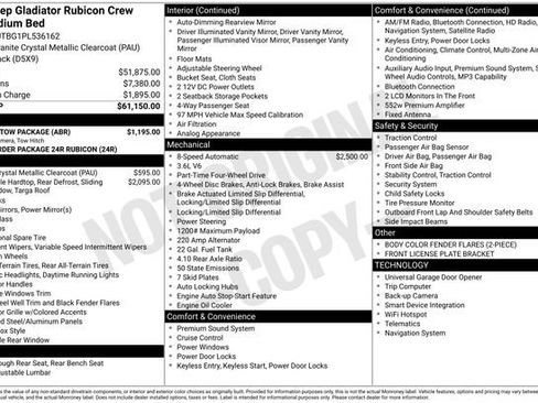 New 2023 Jeep Gladiator Rubicon w/ Trailer Tow Package image 15