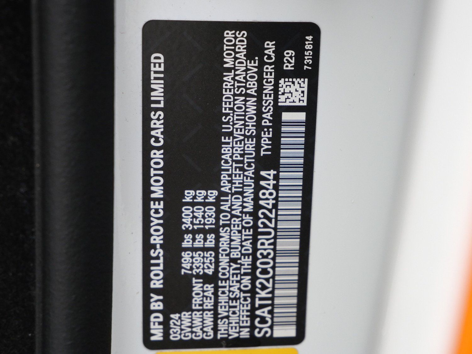 Certified 2024 Rolls-Royce Spectre w/ Spectre Launch Package AWD/4WD image 35