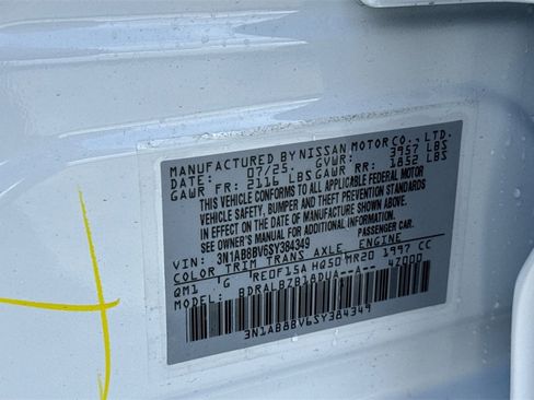 New 2025 Nissan Sentra S image 22