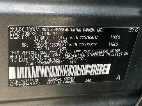 Used 2019 Toyota RAV4 XLE image 39