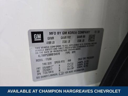 Certified 2021 Chevrolet TrailBlazer LT w/ Convenience Package FWD image 42