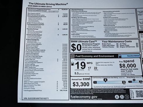 New 2026 BMW X5 M60i image 39
