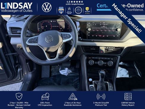 Certified 2022 Volkswagen Taos SEL w/ Panoramic Sunroof Package image 10