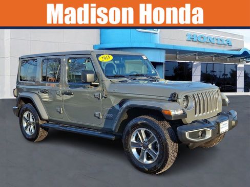 Used 2018 Jeep Wrangler Unlimited Sahara w/ Dual Top Group image 1