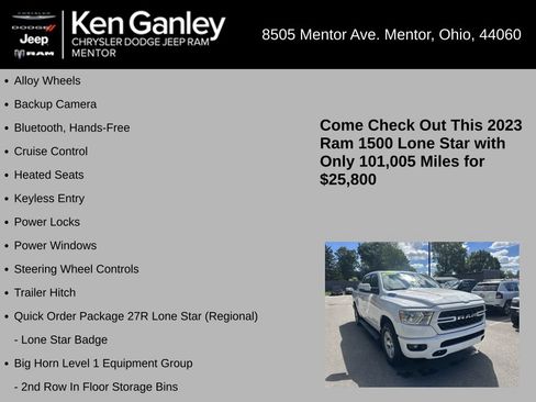 Used 2023 RAM 1500 Lone Star AWD/4WD image 5