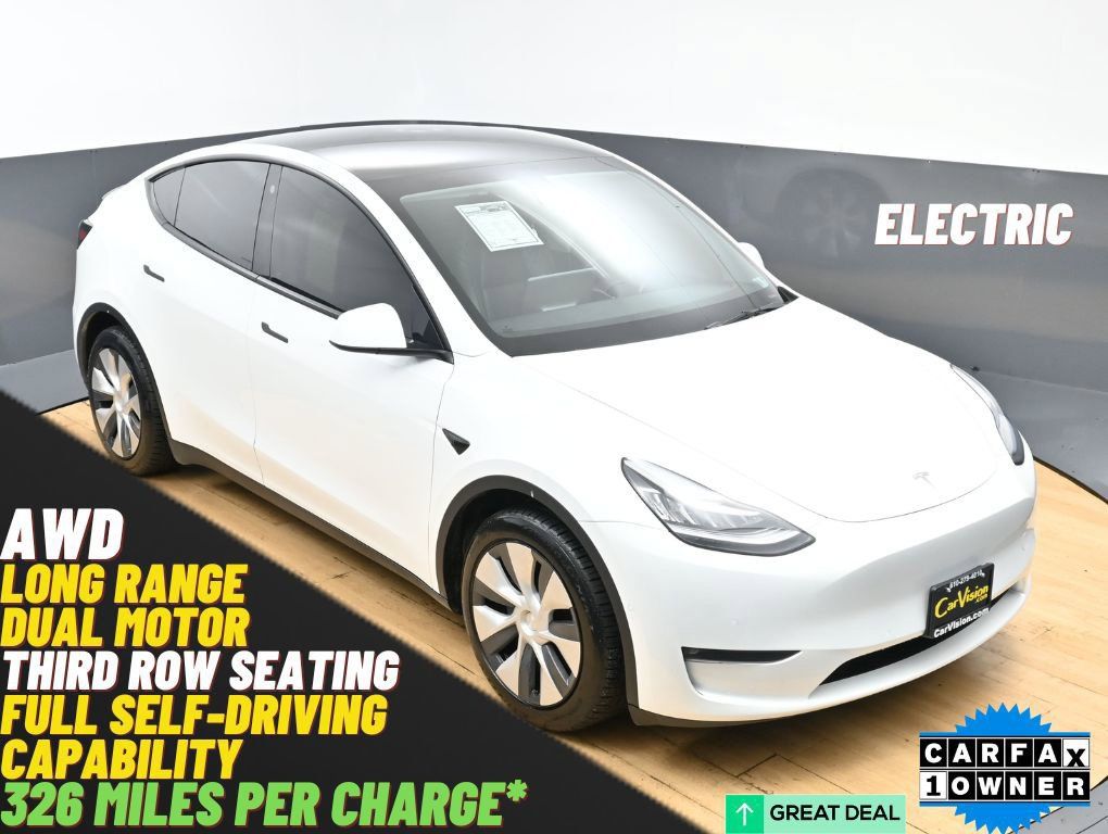 Used 2021 Tesla Model Y Long Range AWD/4WD image 1