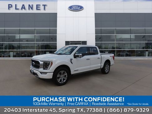 Used 2021 Ford F150 Platinum w/ Equipment Group 701A High AWD/4WD image 1