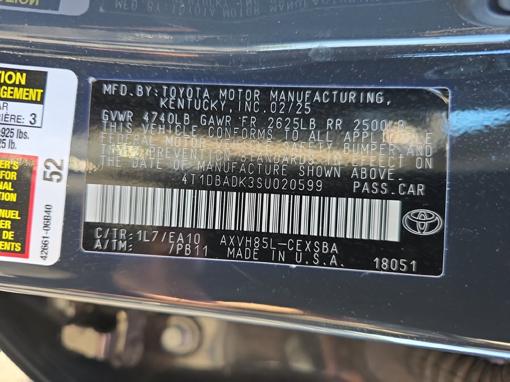 Certified 2025 Toyota Camry SE AWD/4WD image 39