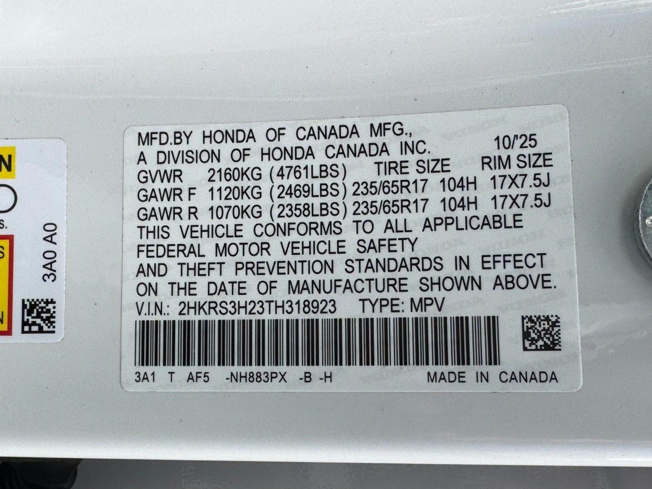 Certified 2026 Honda CR-V LX image 22